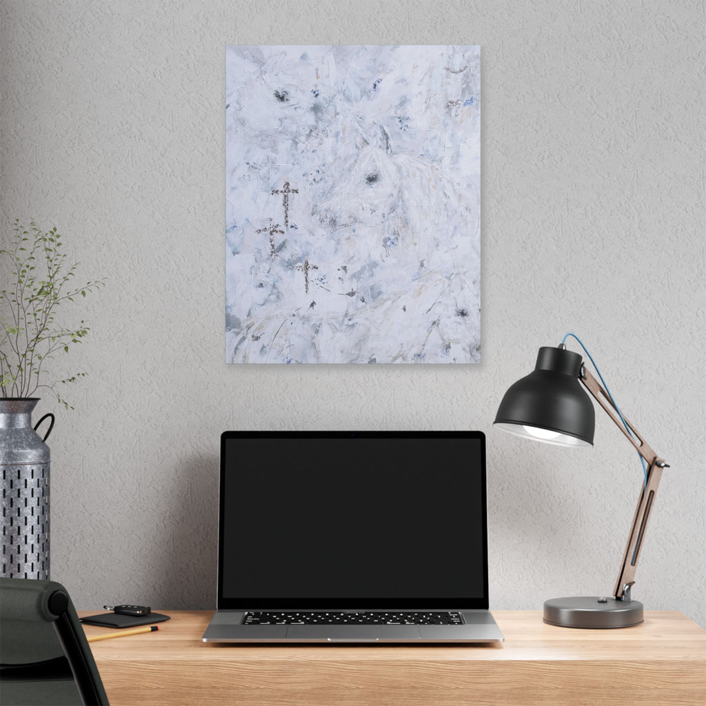 Canvas Print of Faith-Inspired 'Dreaming of Horses' Print of Original Painting