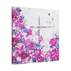 'Where's Jesus Print Series' Faith inspired Canvas Print- Flowers and Faith
