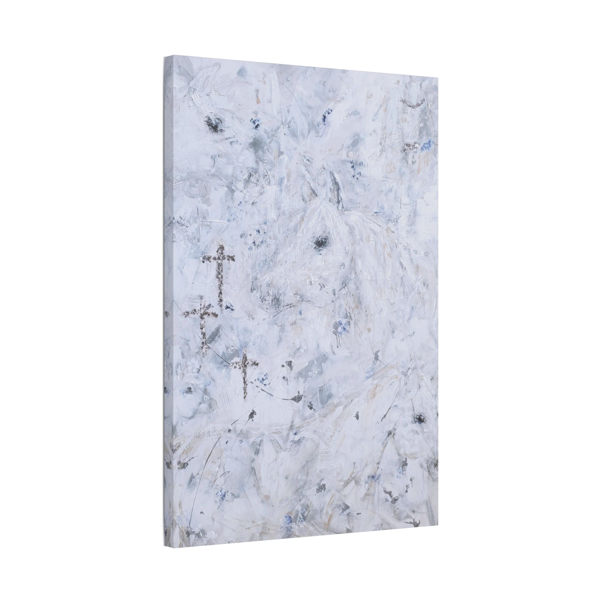 Canvas Print of Faith-Inspired 'Dreaming of Horses' Print of Original Painting