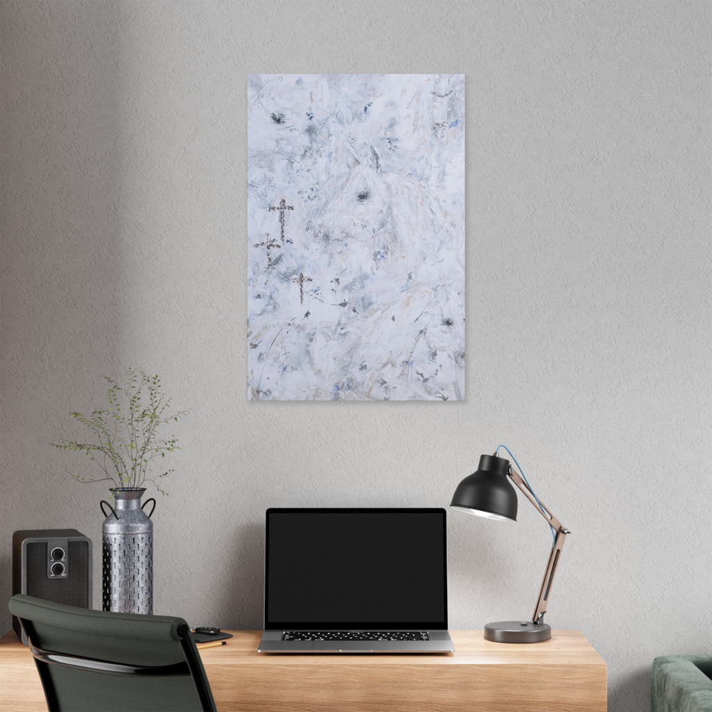Canvas Print of Faith-Inspired 'Dreaming of Horses' Print of Original Painting
