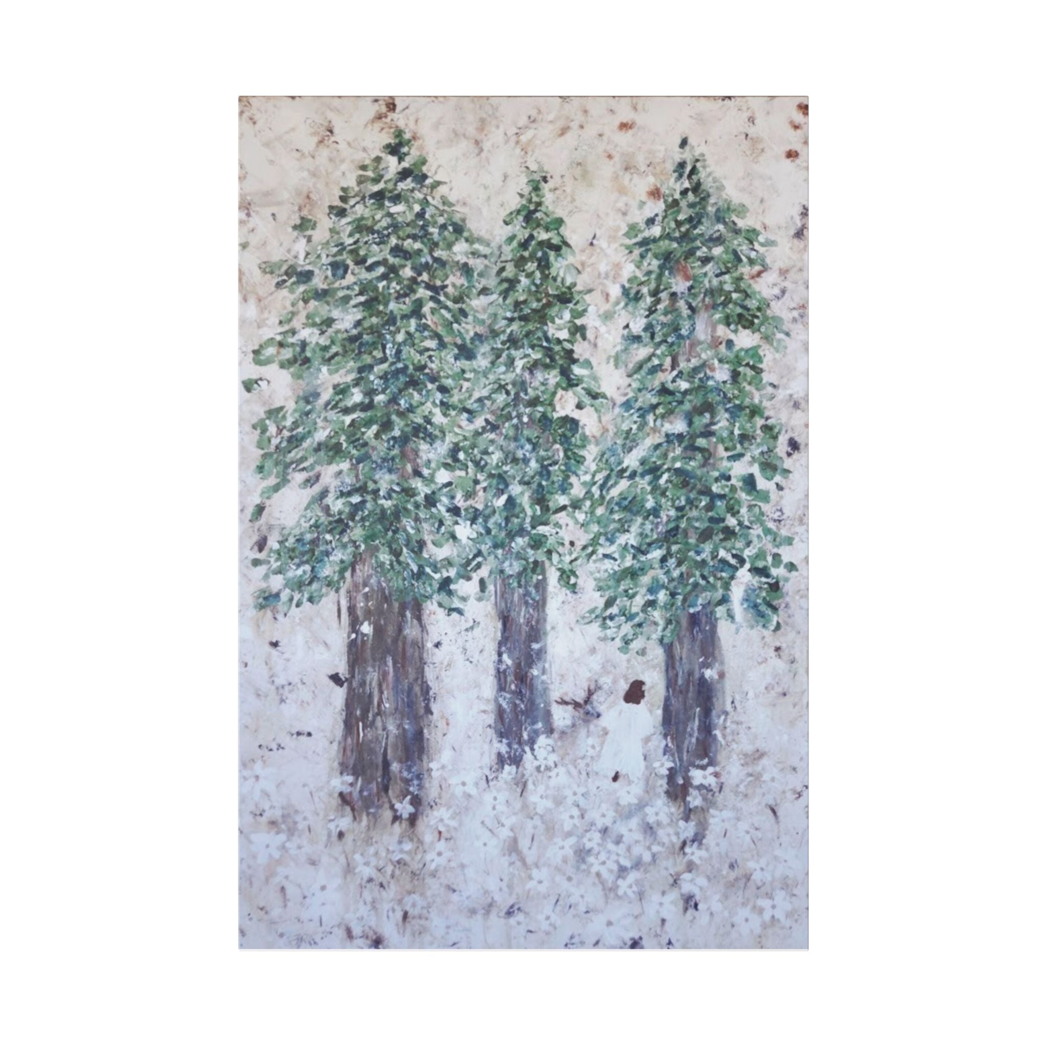 Walking in the Redwoods Canvas Print