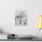 Beautiful Print of Faith Inspired "Jesus and Horses. Original Art print adding Inspiration, Light, and Faith into any Space.