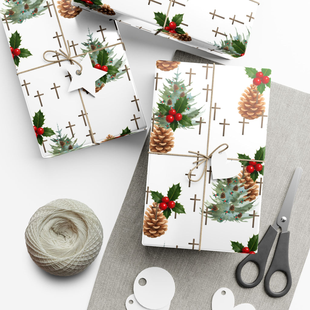 Copy of Faith Inspired Trees and Scripture Christmas Paper for this special season