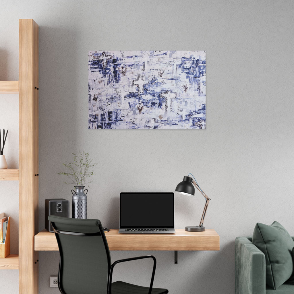 Beautiful Print of Abstract Faith Inspired Print of Original Art  "Field of Faith".  Light, Inspiration, and Faith for any Space.