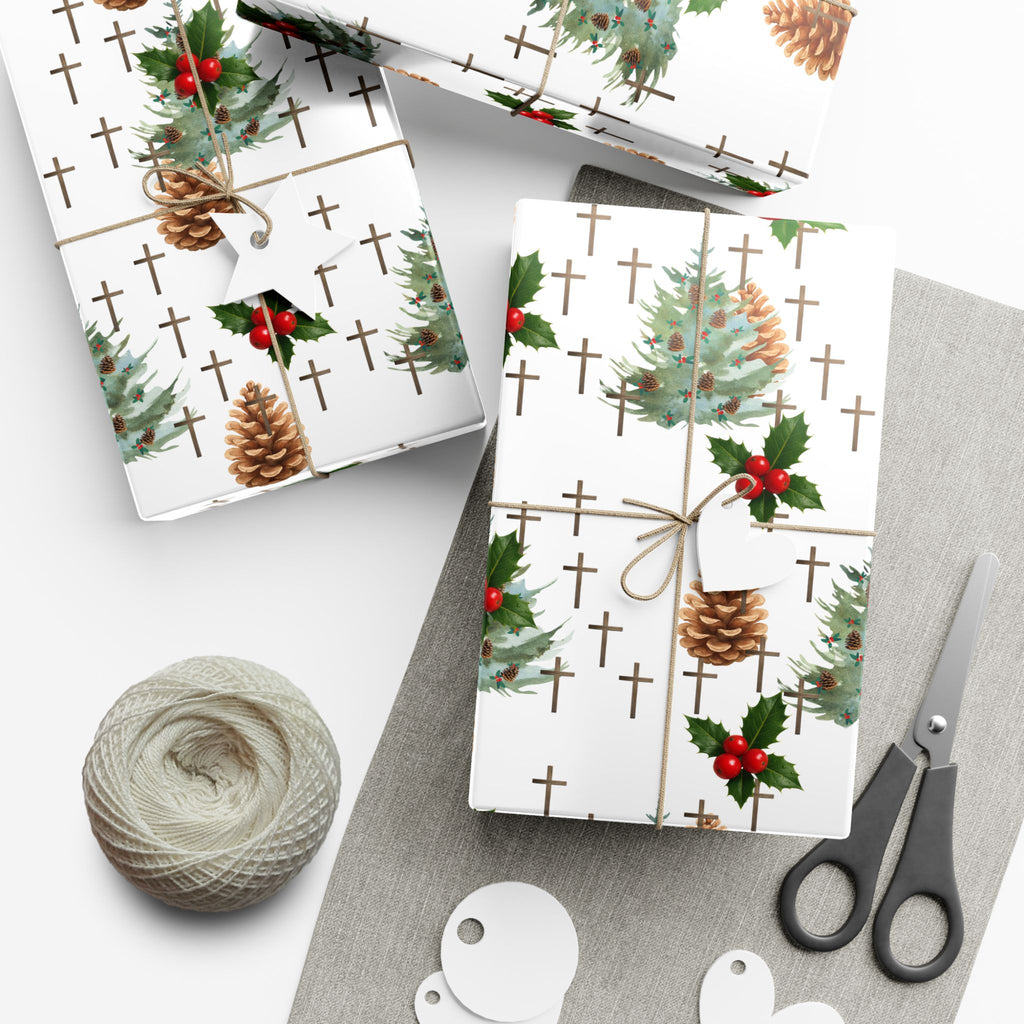 Copy of Faith Inspired Trees and Scripture Christmas Paper for this special season