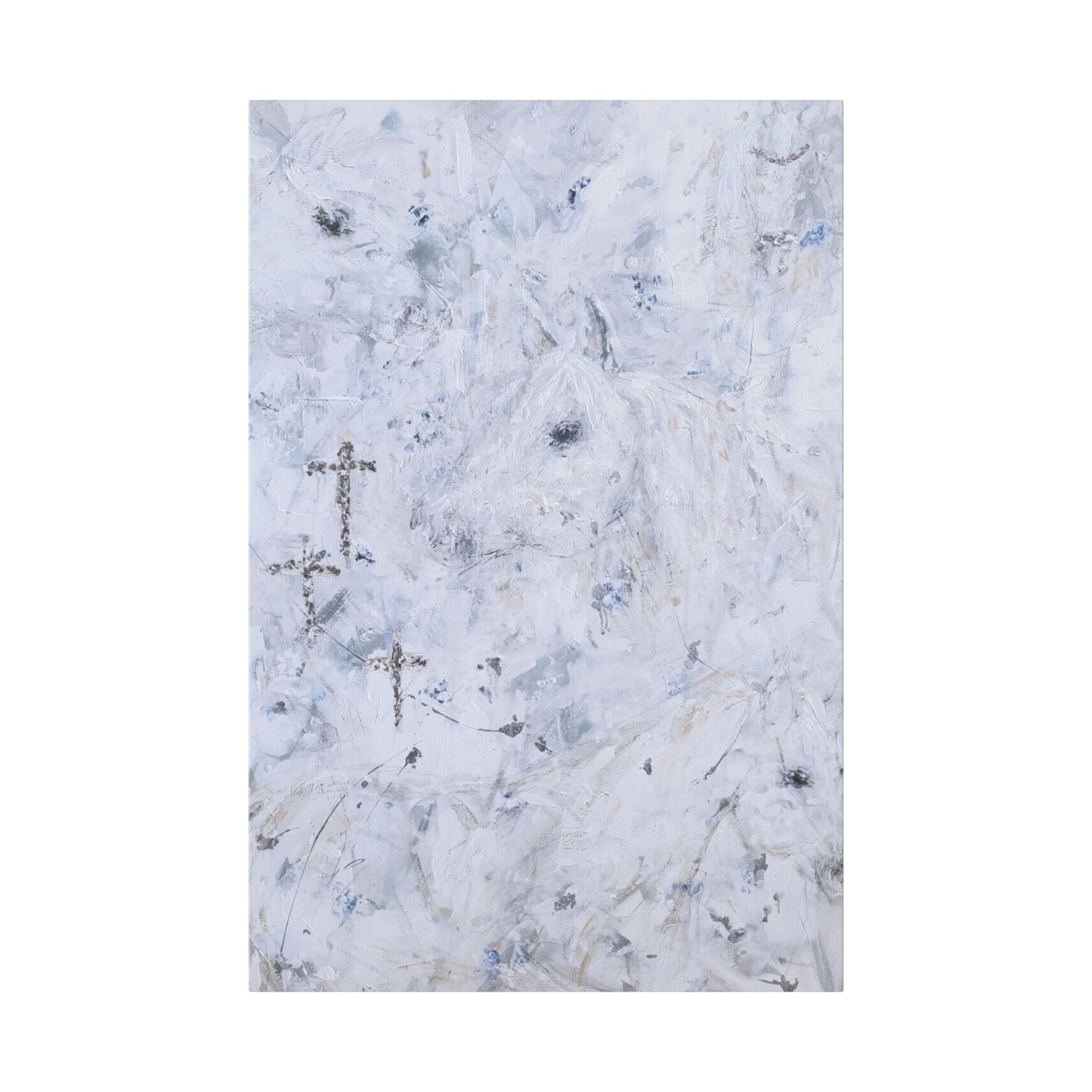 Canvas Print of Faith-Inspired 'Dreaming of Horses' Print of Original Painting