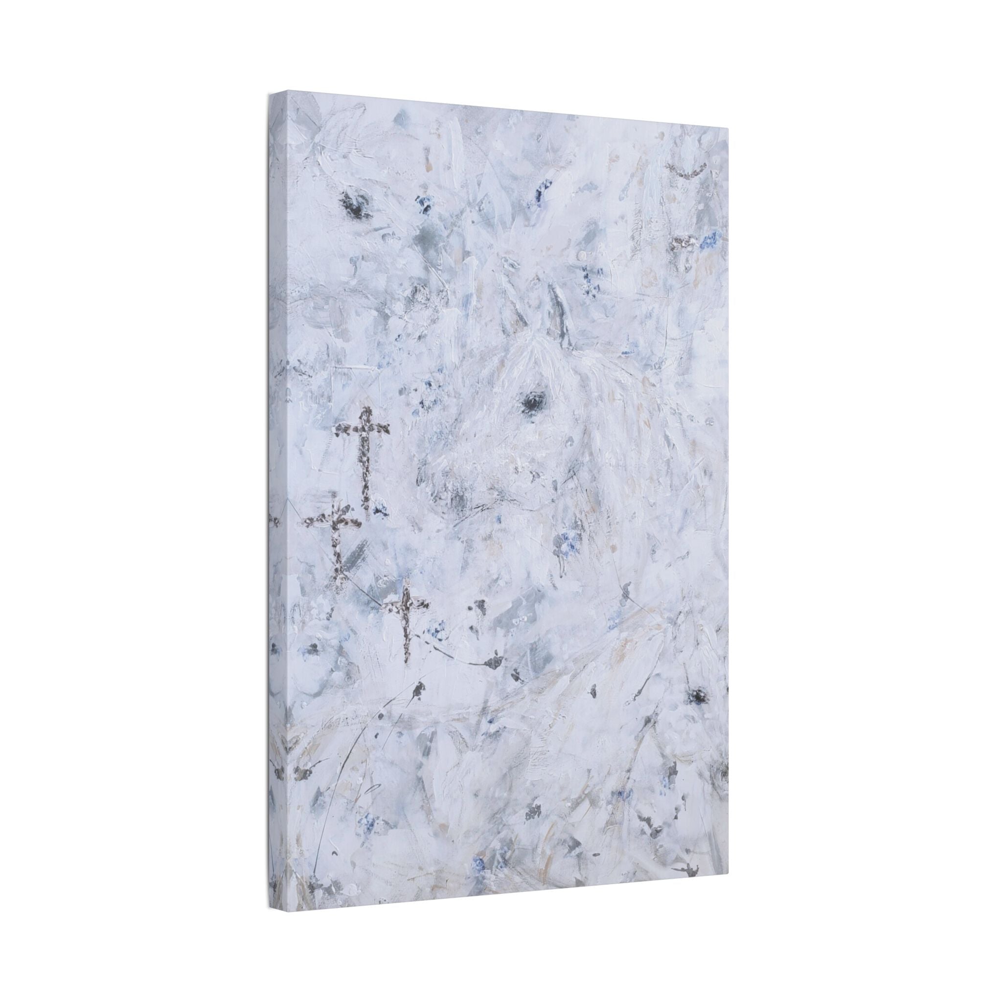 Canvas Print of Faith-Inspired 'Dreaming of Horses' Print of Original Painting