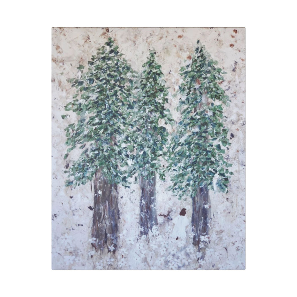 Walking in the Redwoods Canvas Print