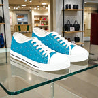 FaithWalks Logo Turquoise | Women's Low Top Sneakers