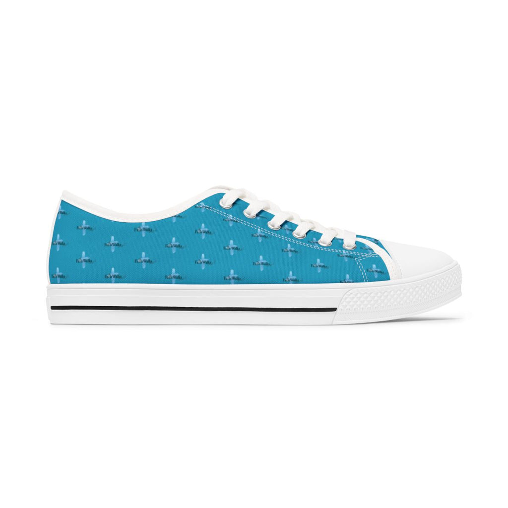 FaithWalks Logo Turquoise | Women's Low Top Sneakers