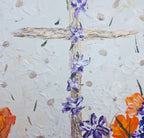 New from the Where's Jesus Collection! Light and Poppies  — Faith inspired contemporary Original Painting