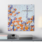 Faith and PoppiesFaith-Inspired 'Where's Jesus Seried' Spring Faith And Flowers Canvas