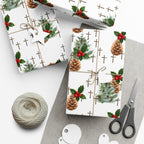 Copy of Faith Inspired Trees and Scripture Christmas Paper for this special season