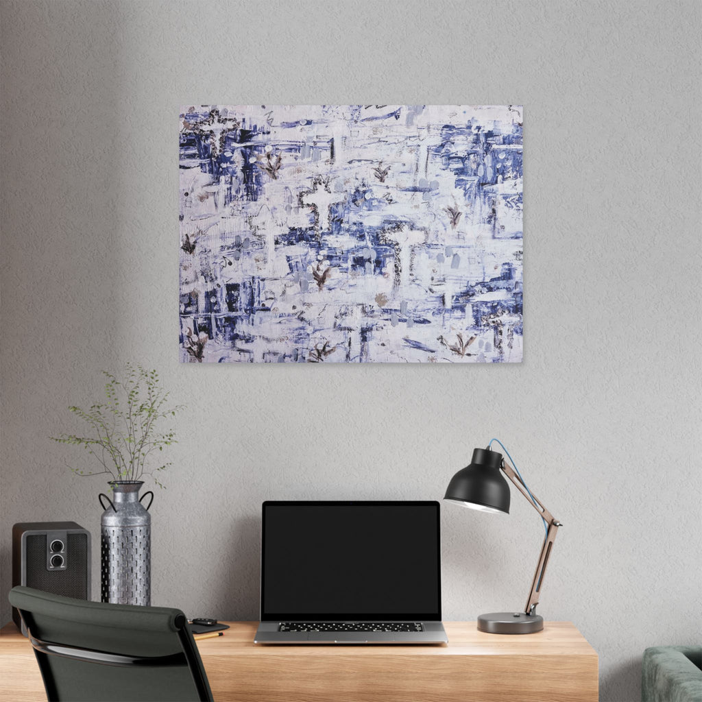 Beautiful Print of Abstract Faith Inspired Print of Original Art  "Field of Faith".  Light, Inspiration, and Faith for any Space.