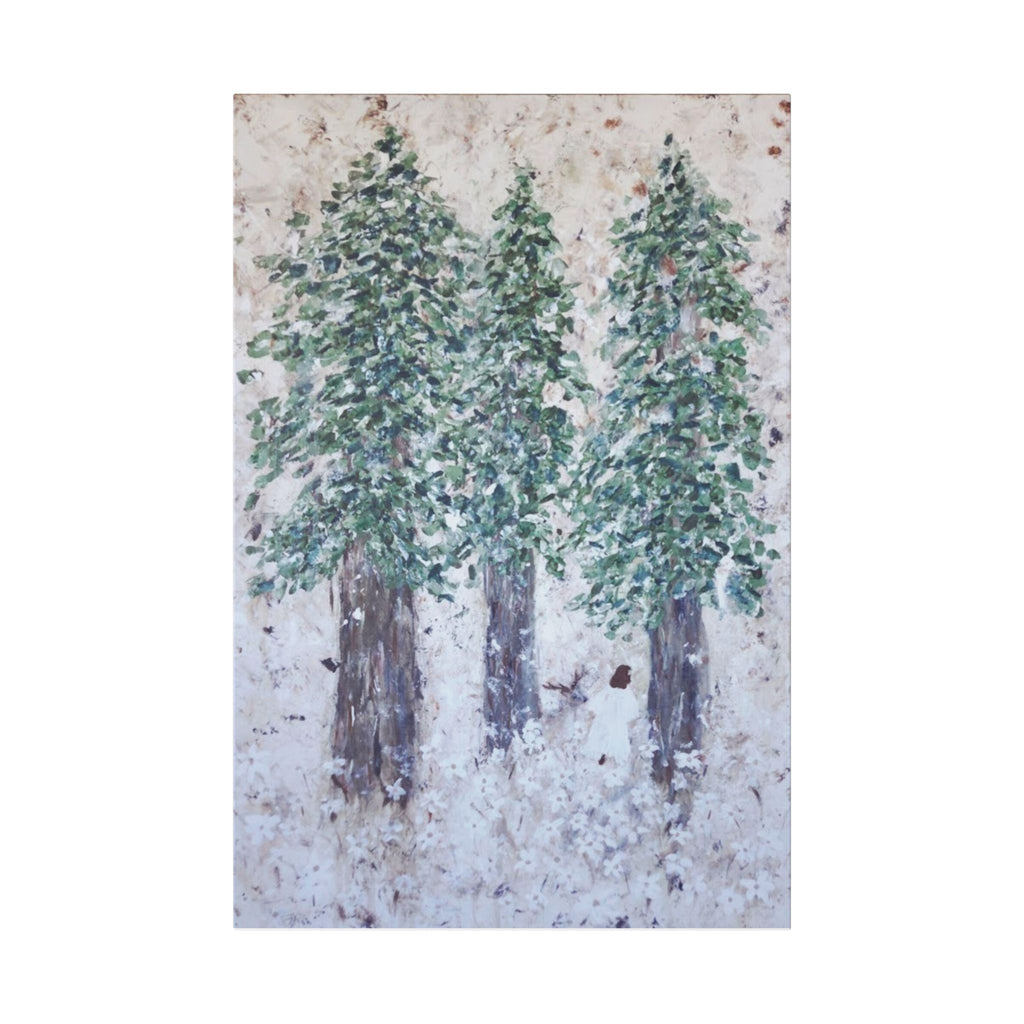 Walking in the Redwoods Canvas Print