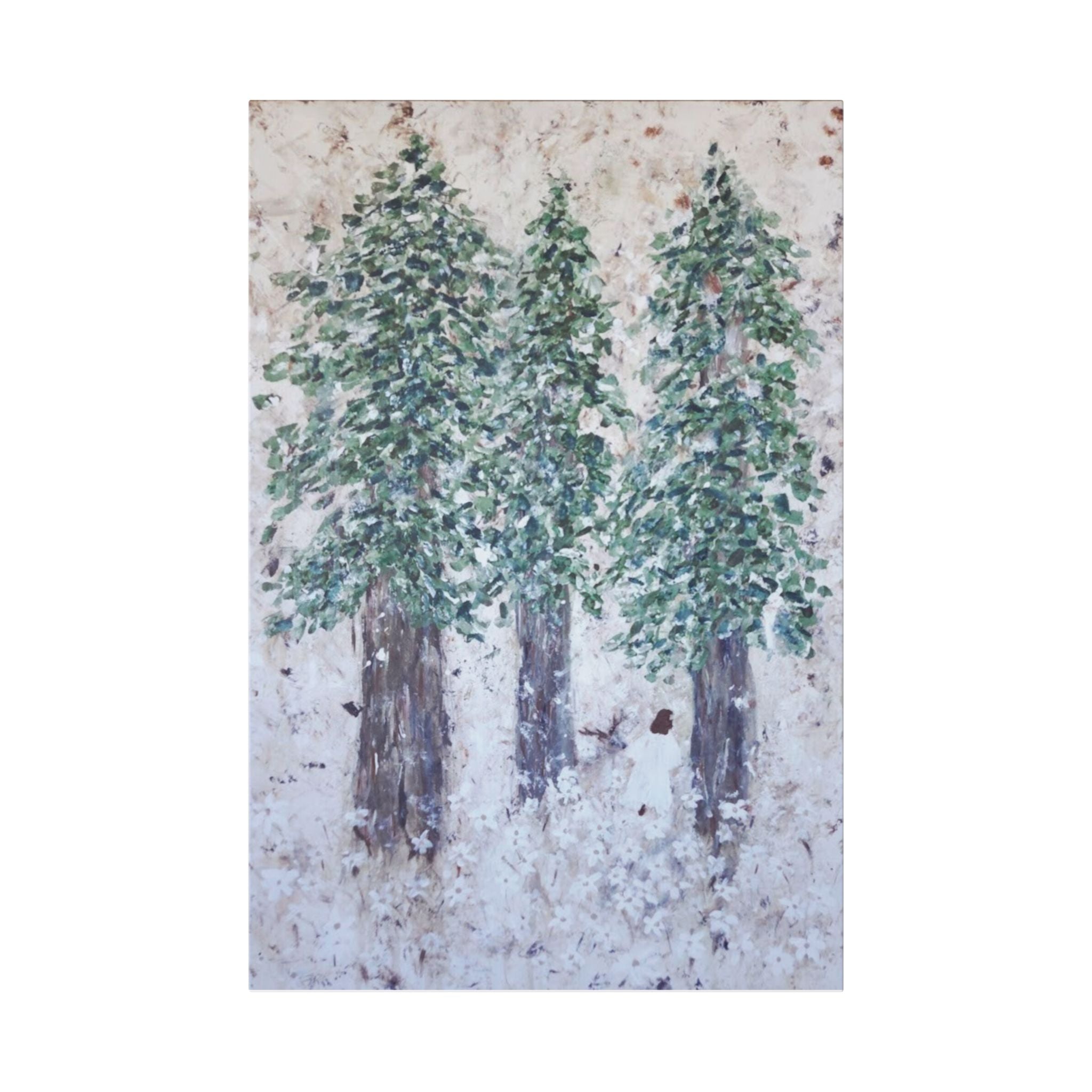 Walking in the Redwoods Canvas Print