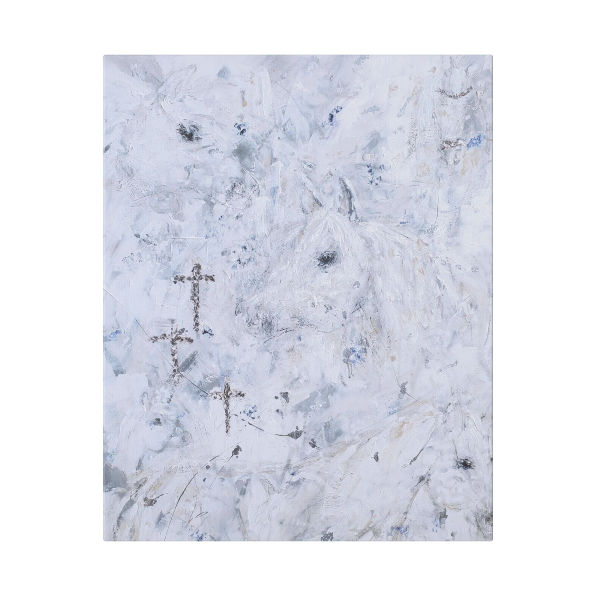 Canvas Print of Faith-Inspired 'Dreaming of Horses' Print of Original Painting