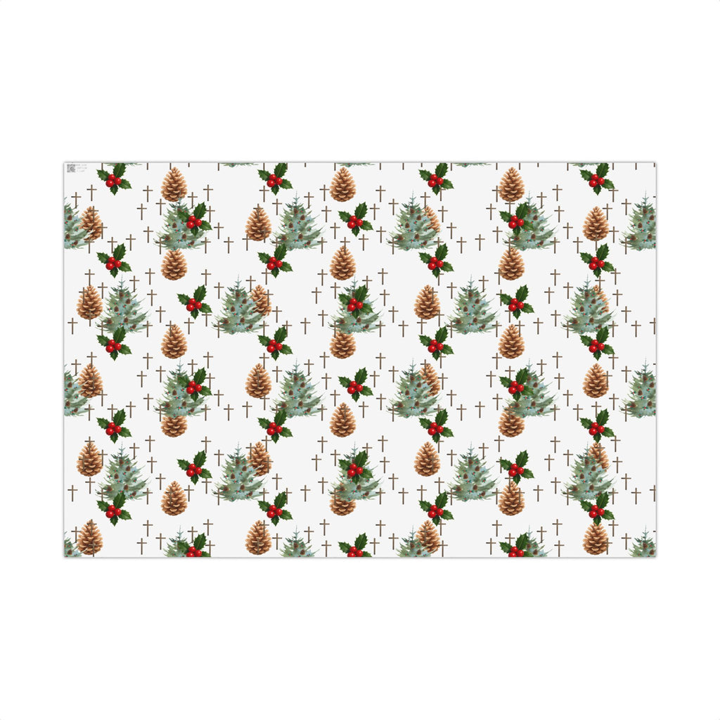 Copy of Faith Inspired Trees and Scripture Christmas Paper for this special season