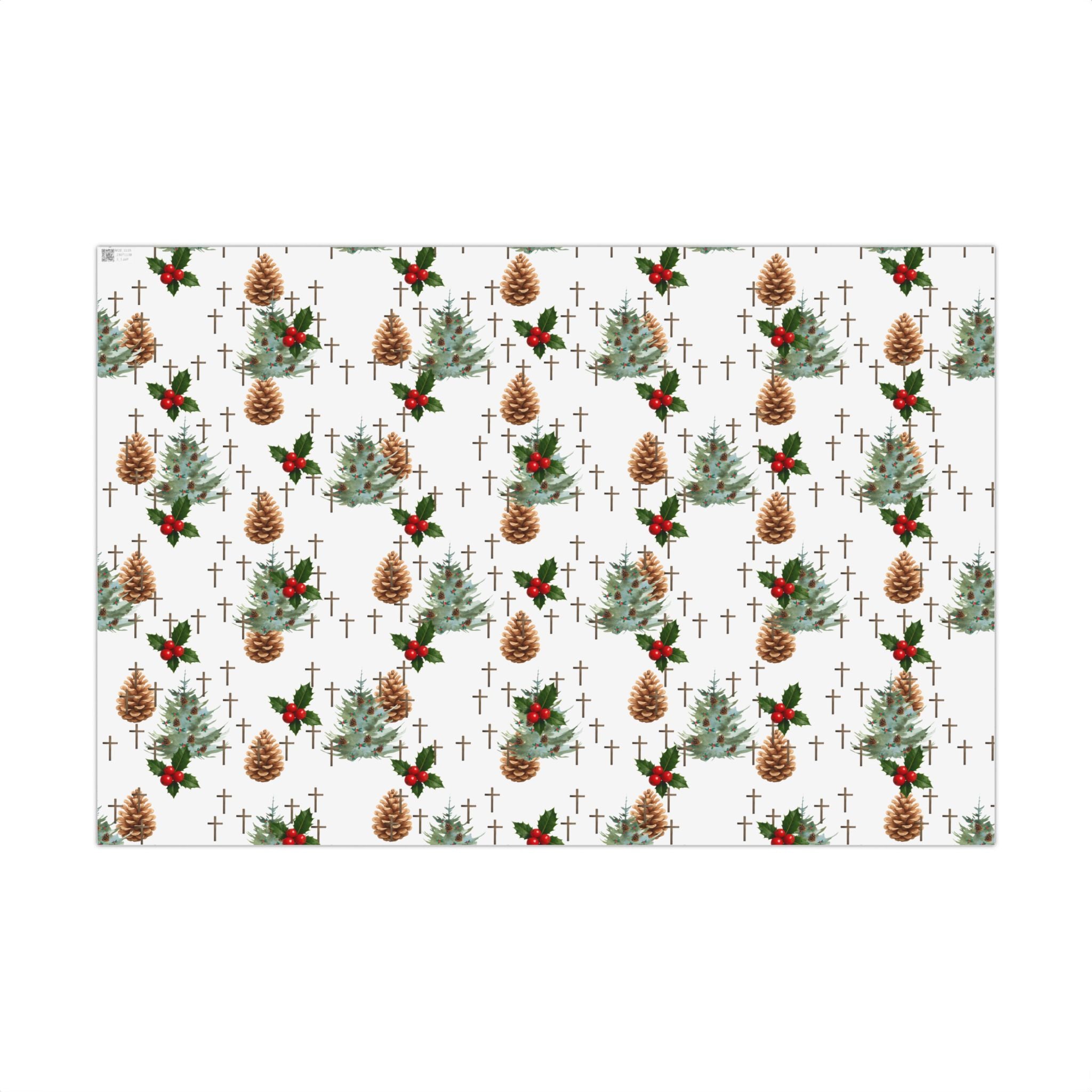 Copy of Faith Inspired Trees and Scripture Christmas Paper for this special season