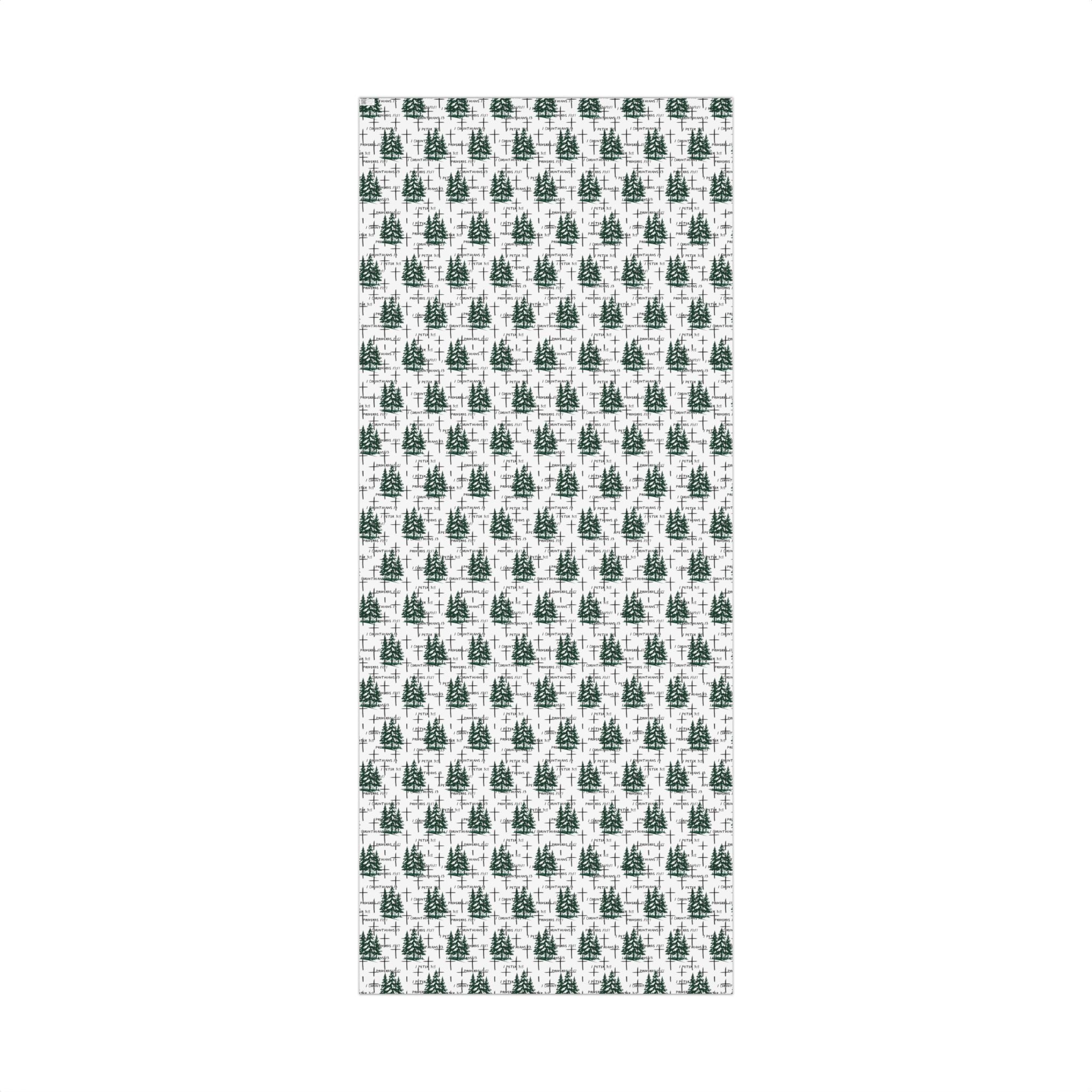 Faith Inspired Trees and Scripture Christmas Paper for this special season