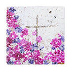 'Where's Jesus Print Series' Faith inspired Canvas Print- Flowers and Faith