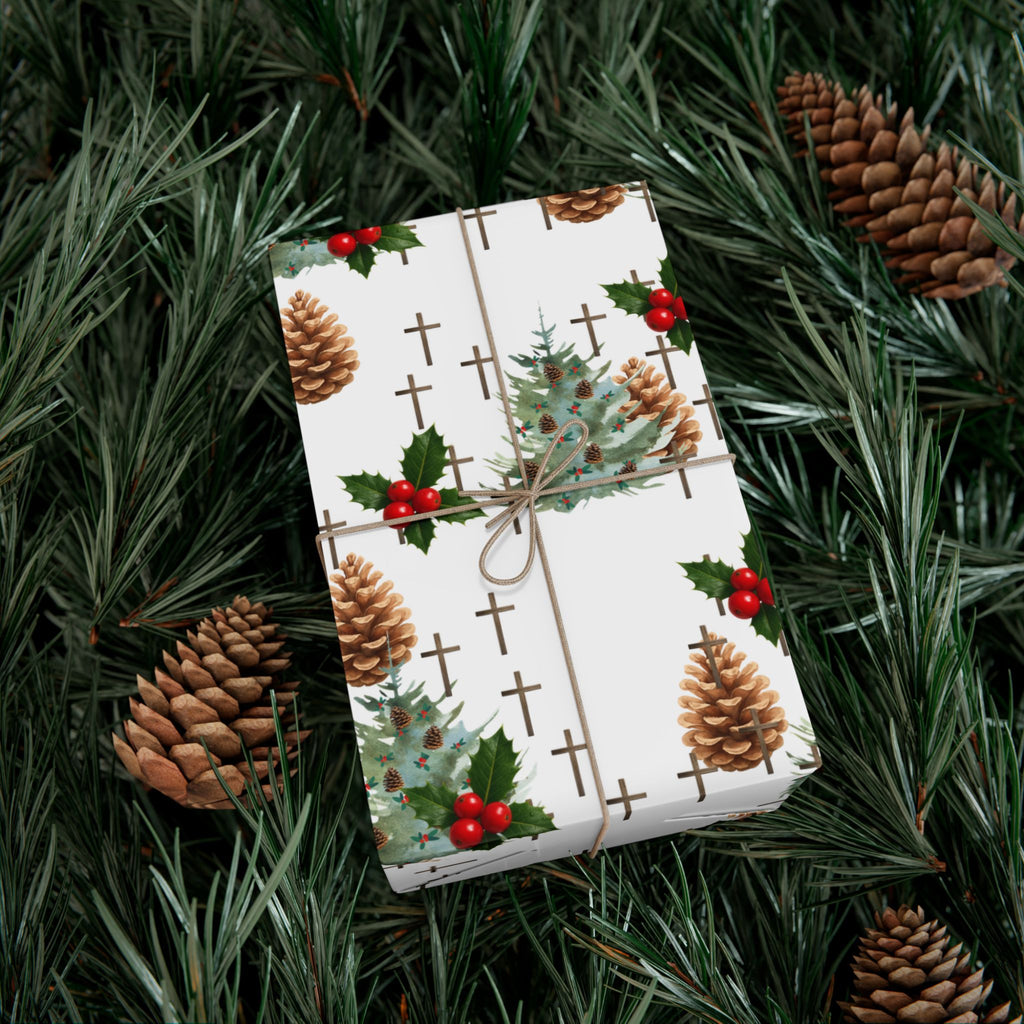 Copy of Faith Inspired Trees and Scripture Christmas Paper for this special season