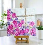 'Where's Jesus Print Series' Faith Inspired Flowers and Faith Canvas Print