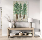 Walking with Giants- Jesus and Redwoods Original Faith Inspired  Painting