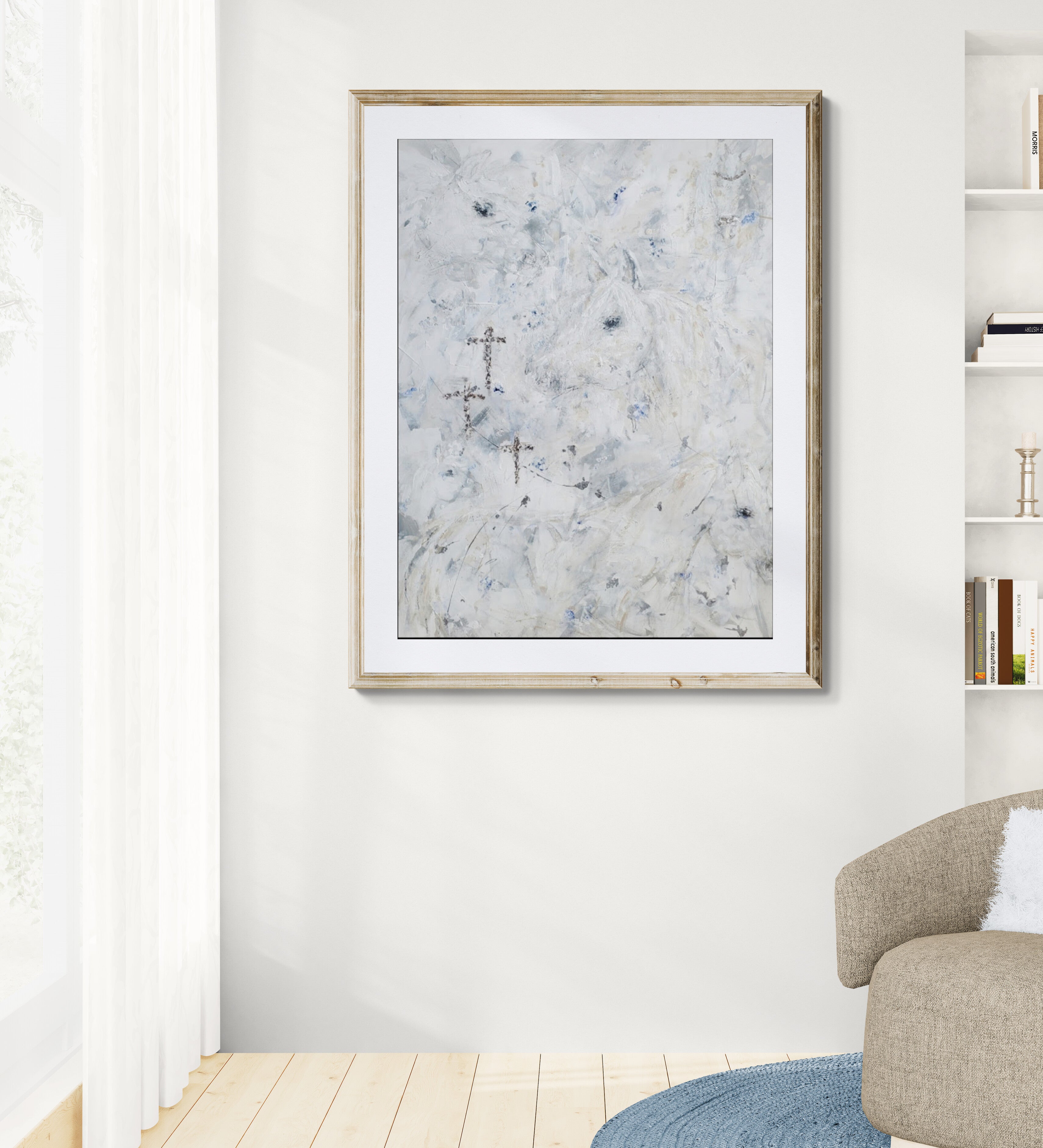 Canvas Print of Faith-Inspired 'Dreaming of Horses' Print of Original Painting